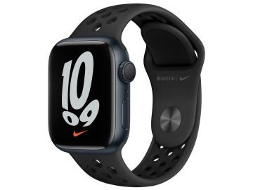 Apple Apple Watch Nike Series7 GPS 41mm ミッドナイトアルミ/スポーツバンド アンスラサイト/ブラックNike MKN43J/A