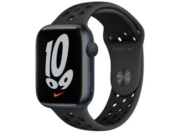 Apple Apple Watch Nike Series7 GPS 45mm ミッドナイトアルミ/スポーツバンド アンスラサイト/ブラックNike MKNC3J/A