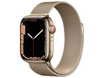 スマートフォン/携帯電話 その他 じゃんぱら-Apple Watch Series7 41mm Cellular ゴールドステンレス 