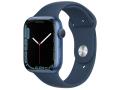  Apple Apple Watch Series7 45mm GPS ブルーアルミ/スポーツバンド アビスブルー
