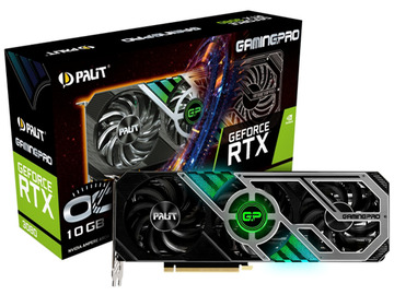 Palit GeForce RTX 3080 GamingPro OC（NED3080S19IA-132AA）RTX3080(LHR)/10GB(GDDR6X)/PCI-E