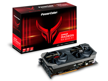 POWERCOLOR Red Devil AMD Radeon RX 6650 XT 8GB GDDR6（AXRX 6650XT 8GBD6-3DHE/OC）RX6650XT/8GB(GDDR6)