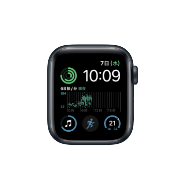 Apple Apple Watch SE2 40mm Cellular ミッドナイトアルミニウムケース (バンド無し)