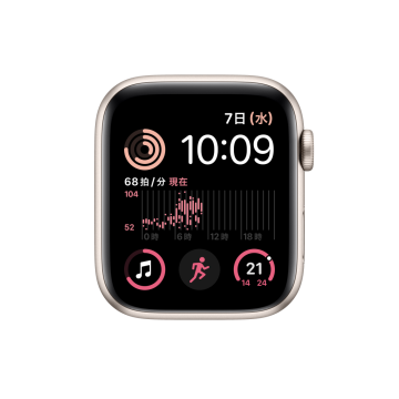Apple Apple Watch SE2 44mm GPS スターライトアルミニウムケース (バンド無し)