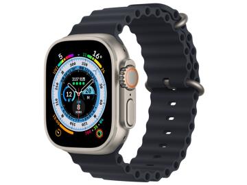 Apple Watch Ultra 49mm Cellular チタニウムケース/ミッドナイトオーシャンバンド MQFK3J/A