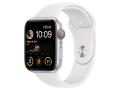  Apple Apple Watch SE2 44mm Cellular シルバーアルミニウムケース/ホワイトスポーツバンド MNQ23J/A