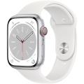  Apple Apple Watch Series8 45mm Cellular シルバーアルミニウムケース/ホワイトスポーツバンド MP4J3J/A