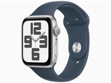 Apple Apple Watch SE2 44mm GPS シルバーアルミニウムケース/ストームブルースポーツバンド(M/L) MREE3J/A