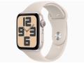  Apple Apple Watch SE2 44mm GPS スターライトアルミニウムケース/スターライトスポーツバンド(S/M) MRE43J/A
