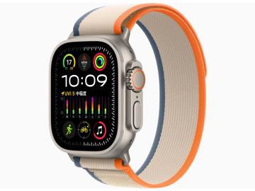 Apple Apple Watch Ultra2 49mm Cellular チタニウムケース/オレンジ/ベージュトレイルループ(M/L) MRF23J/A