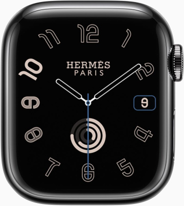 Apple Apple Watch HERMES Series9 41mm Cellular シルバーステンレススチールケース (バンド無し)