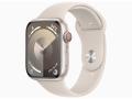  Apple Apple Watch Series9 45mm Cellular スターライトアルミニウムケース/スターライトスポーツバンド(S/M) MRM83J/A