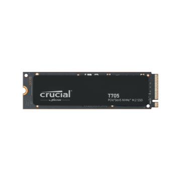 Crucial T705 PCIe Gen5 SSD 4TB CT4000T705SSD3 (M.2 2280/PCIe5.0 NVMe)/TLC