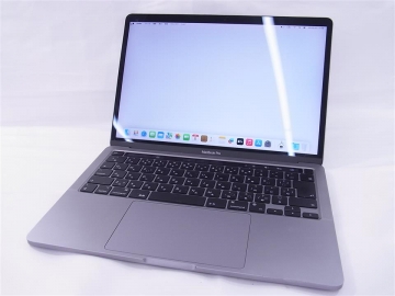 Apple MacBook Pro 13インチ CTO (M1・2020) スペースグレイ Apple M1(CPU:8C/GPU:8C)/16G/512G