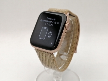 Apple Apple Watch Series4 44mm Cellular ゴールドアルミニウム/ピンクサンドスポーツループ MTVX2J/A