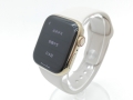 Apple Apple Watch Series8 41mm Cellular ゴールドステンレススチールケース/スターライトスポーツバンド MNJC3J/A