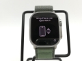  Apple Apple Watch Ultra 49mm Cellular チタニウムケース/グリーンアルパインループ S MNHJ3J/A