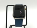  Apple Apple Watch Series7 45mm Cellular ゴールドステンレススチールケース/アビスブルースポーツバンド