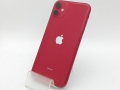  Apple au 【SIMロック解除済み】 iPhone 11 128GB (PRODUCT)RED MWM32J/A