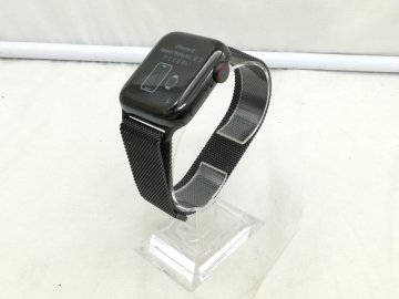 Apple Apple Watch Series5 40mm Cellular スペースブラックステンレス/スペースブラックミラネーゼループ