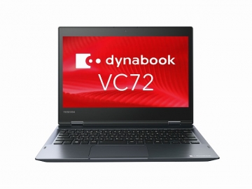 TOSHIBA dynabook VC72 VC72/B PV72BEGCJL7AA11【i5-7200U 8G 256G(SSD) WiFi5 12LCD(タッチパネル/1920x1080) win10H】