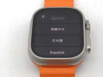 Apple Apple Watch Ultra2 49mm Cellular チタニウムケース/オレンジオーシャンバンド MREH3J/A