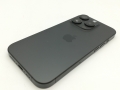 Apple SoftBank 【SIMフリー】 iPhone 15 Pro 1TB ブラックチタニウム MTUQ3J/A